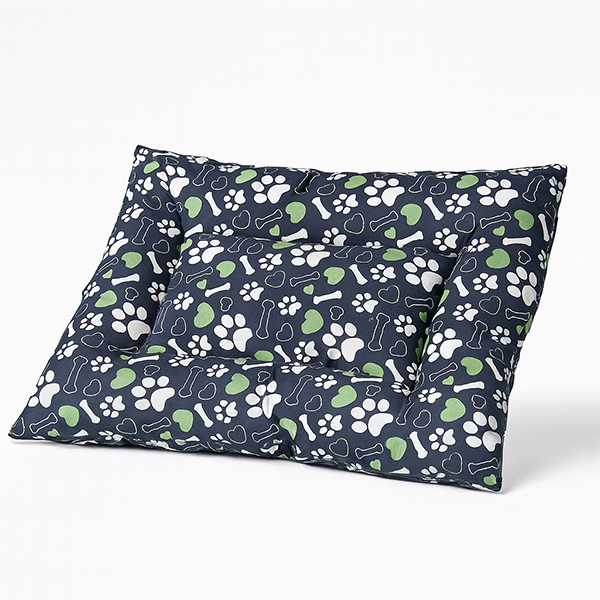 Colchoneta Acolchada para Mascotas (Huella Verde)
