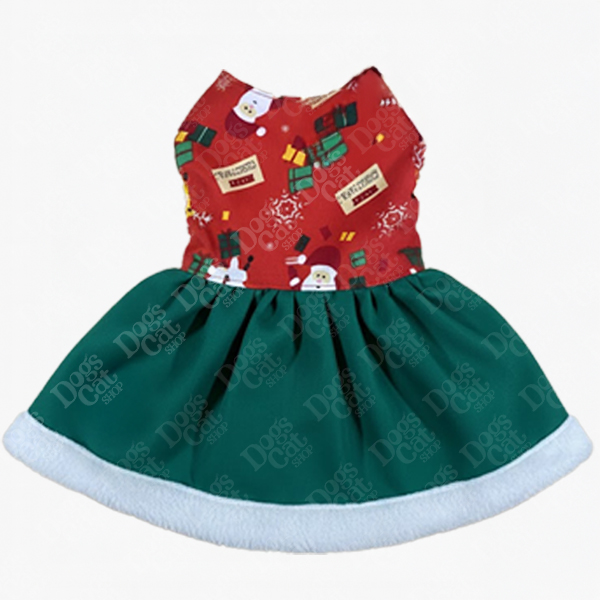 Vestido Navideño para Perritas - Edición Premium