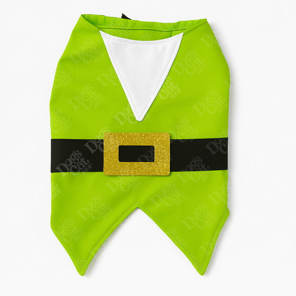 Chaleco Navideño para Perros y Gatos – Modelo Duende Verde | Dogs Cat Shop